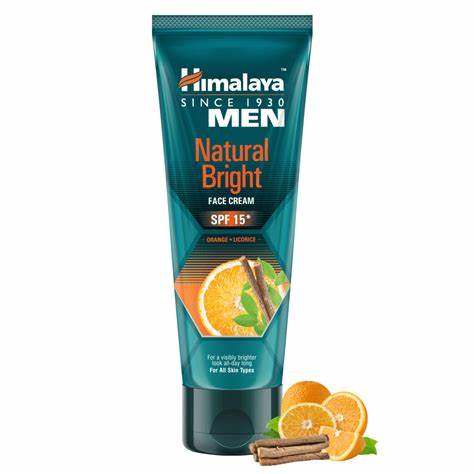 Himalaya Men Natural Bright Oil Control Face Gel Cream for Men, 25 g