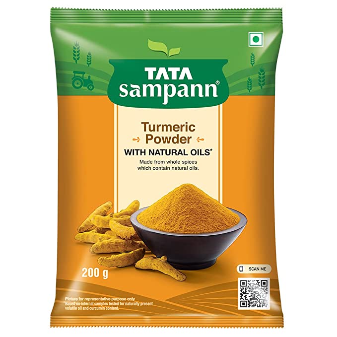 Tata Sampann Turmeric Powder With Natural Oils, 200g